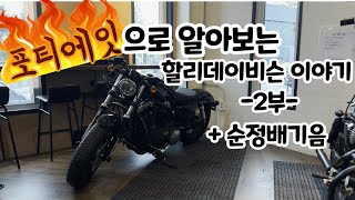 [포밸브] 포티에잇으로 알아보는 할리데이비슨 2부! - 젊은 감성의 할리, 문화, 커스텀, 튜닝 (+ 순정배기음)