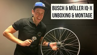 Busch \u0026 Müller IQ-X | Unboxing, Montage am Nabendynamo - wir zeigen wie