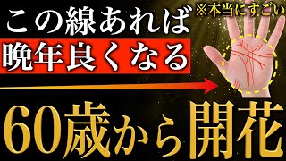 【手相占い】60歳からものすごく人生が良くなる手相14選