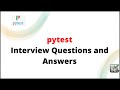 Selenium  Python Pytest Automation Interview Questions