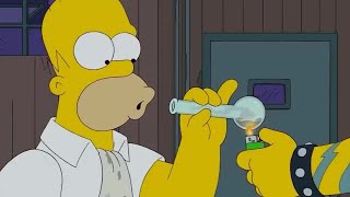 Homer used drugs with his accomplices.