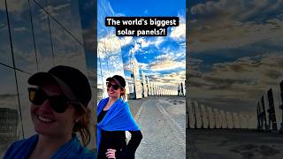 I found the world’s biggest solar panels in China!