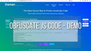 Obfuscate JS Code - Demo