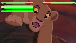 The Lion King 2: Simba's Pride (1998) Final Battle with healthbars