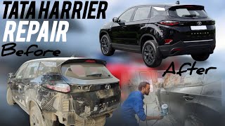 Tata harrier Accident Repairing And Denting Painting @RafiUk04