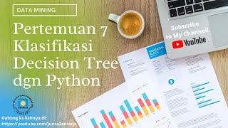 Pertemuan 7 - Klasifikasi Decision Tree dgn Python |Python Data Mining| DecisionTree C4.5 (Revisi)