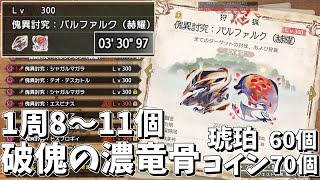 【MHRSB】# 46 ソロ 簡単錬成 Lv300 密林 傀異克服バルファルク紅蓮バゼル 3分周回【ゆっくり実況】