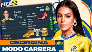 Así Juega GEORGINA RODERIGUEZ en FIFA 23 Modo Carrera LITE!!