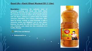 Good Life – Kachi Ghani Mustard Oil (1 Liter)