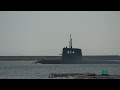 海上自衛隊　ss 514 潜水艦「はくげい」公試出港