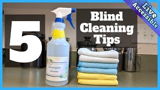 5 Tips for cleaning for the Blind and Visually Impaired! #LiveAccessible