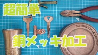 超簡単 銅メッキ加工　字幕の＋ と － 接続の説明が逆です。