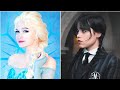 ELSA❄️ VS WEDNESDAY ADDAMS🕷️