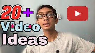 20+ MORE Video Ideas For Any Type Of Youtuber!  ~Itz Krish~