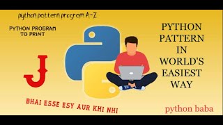 python pattern program to print stars in J shape mostly asked question programs