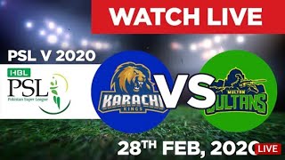 Pakistan Super League Live Streaming _ PSL Live Match _ PSL 2020 Live