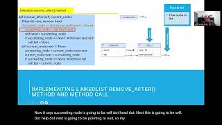Data Structure Python singly Linked List Part 2: Removing a node