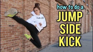 HOW TO DO A JUMP SIDE KICK | Samery Moras Taekwondo