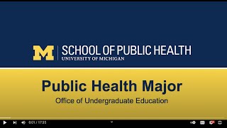 Undergraduate Information Session | Michigan Public Health