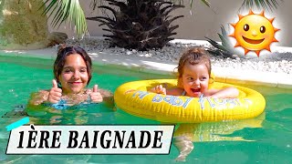 1ÈRE BAIGNADE ET HÔPITAL ! 😥 Piscine vlog