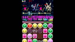 パズドラ　（神々の王）闇水バットマンLV54　ノーコン