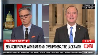 Sen. Schiff Breaks Down Pam Bondi Nomination Fight, Live on CNN