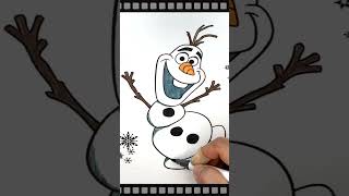 Coloring Olaf [Coloring book]