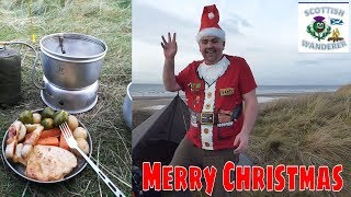 Christmas Dinner Trangia Cooking Backpacking Camping Cooking Bushcraft Tarp Shelter