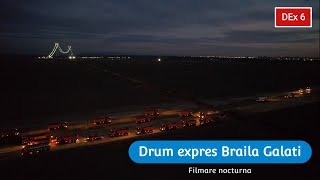 Drum expres Braila Galati DEx6 | Filmare nocturna | Hyperlapse 04.02.2022