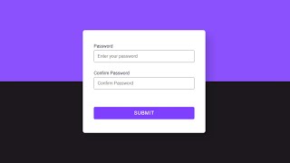 Confirm Password Validation Using Javascript With Source Code