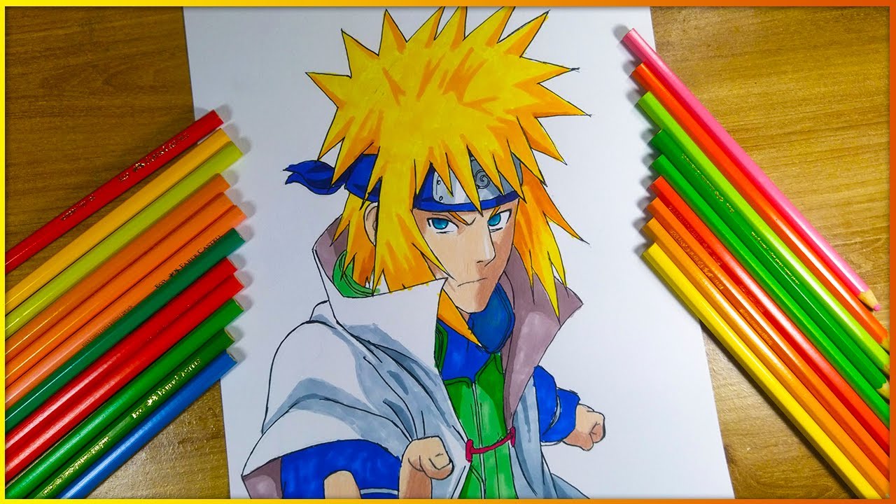 Como Desenhar O MINATO De Naruto Passo A Passo Fácil E Rápido | Como ...