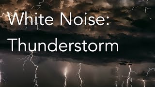 Thunderstorm Sounds for Relaxing, Focus or Deep Sleep | Nature White Noise | 8 Hour Video