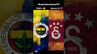 Derbiyi kim kazanır??? #galatasaray #fenerbahçe #keşfet #derbi #kıtalararasıderbi#shorts