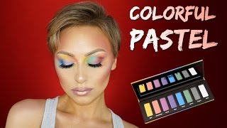 Colorful Pastel Eyeshadow Tutorial | Alexandra Anele