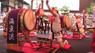 [2010 大須太鼓祭り]  神送舞（あとぐるま）（海東流神楽太鼓保存会）