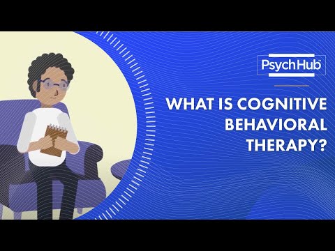 How is cognitive behavioral therapy used?