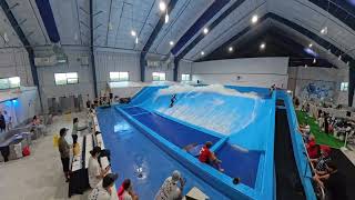 Nate Newman 3 Standup Flowboard Contest Run Scotts Pointe Pacific Surf Designs Quarterpipe