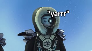 Ninjago, but it's just Zane's funny voices