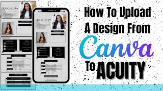How To Upload A Design From Canva To Acuity Scheduling Site | ArtivaStudios
