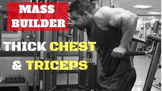 Mass Builder Exercise CHEST and TRICEPS - RARE TIPS | HINDI
