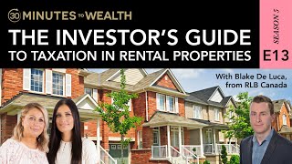 The Investor’s Guide to Taxation in Rental Properties with Blake De Luca