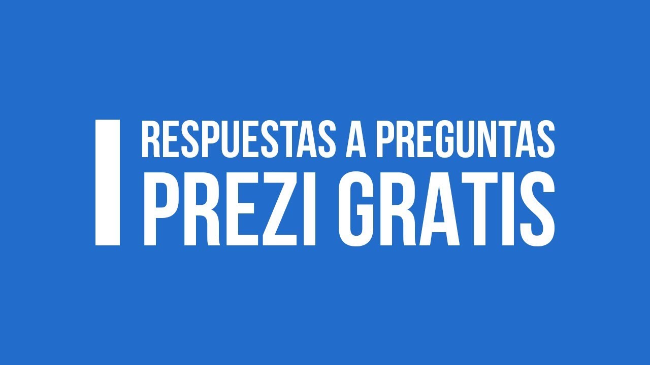 Respuestas De Cómo Usar Prezi Gratis 2018 | Tutorial De Prezi Gratis ...