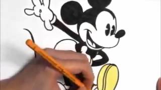 [ディズニー]　ミッキー　描いてみた！[人気キャラクター]　How to Draw Mickey Mouse　미키 마우스