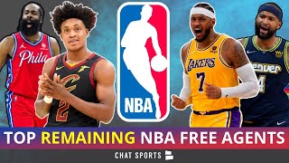 UPDATED Top NBA Free Agents Remaining Ft Deandre Ayton, Carmelo Anthony, DeMarcus Cousins, Harden