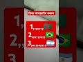 সত্যি করে বলো কোন পতাকা বেশি সুন্দর worldcup flag shortsyoutube shortvideo football subscribe