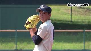 【完投勝利】　藤井未来 投手（宮島工業高校）  【８奪三振】《第103回選手権・広島大会》