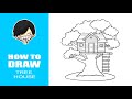 How to draw Tree House