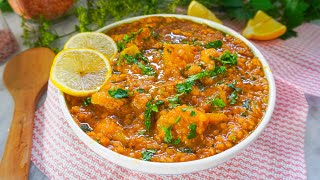 Vegan Red Lentil and Squash Curry | Easy One Pot Red Lentil Recipes