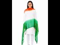 tiranga dupatta tri color chiffon dupatta by traditions bazaar