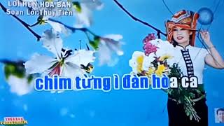 Karaoke chèo -Lời Hẹn Hoa Ban -Sl:Thủy Tiên nữ chờ:Hoài Vân.